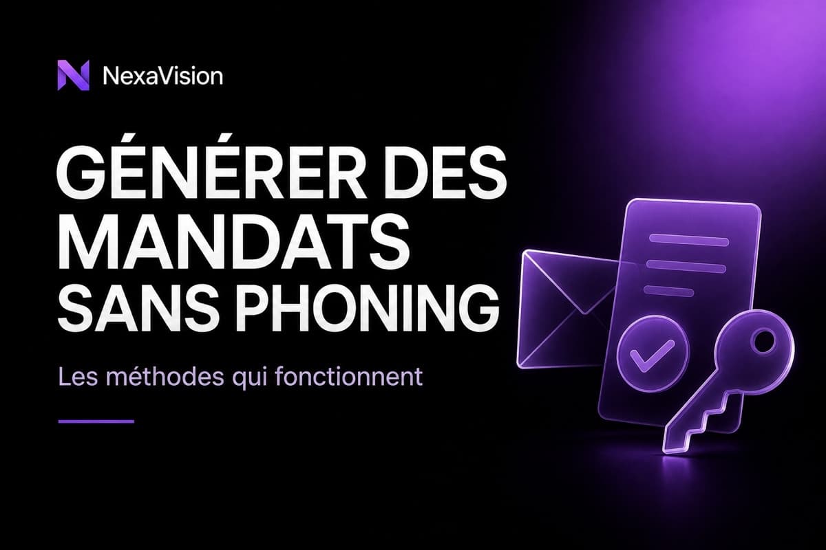 Comment un agent immobilier peut générer plusieurs mandats par mois sans prospection téléphonique